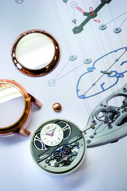 El "Constant Escapement" prescinde del uso de espiral.