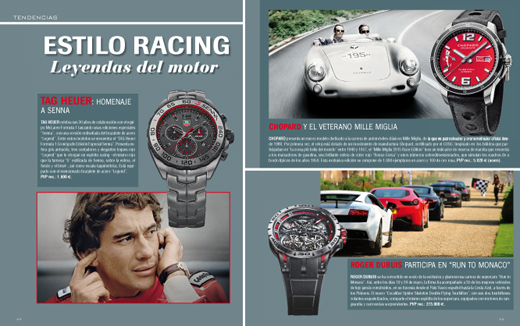 Relojes y motor
