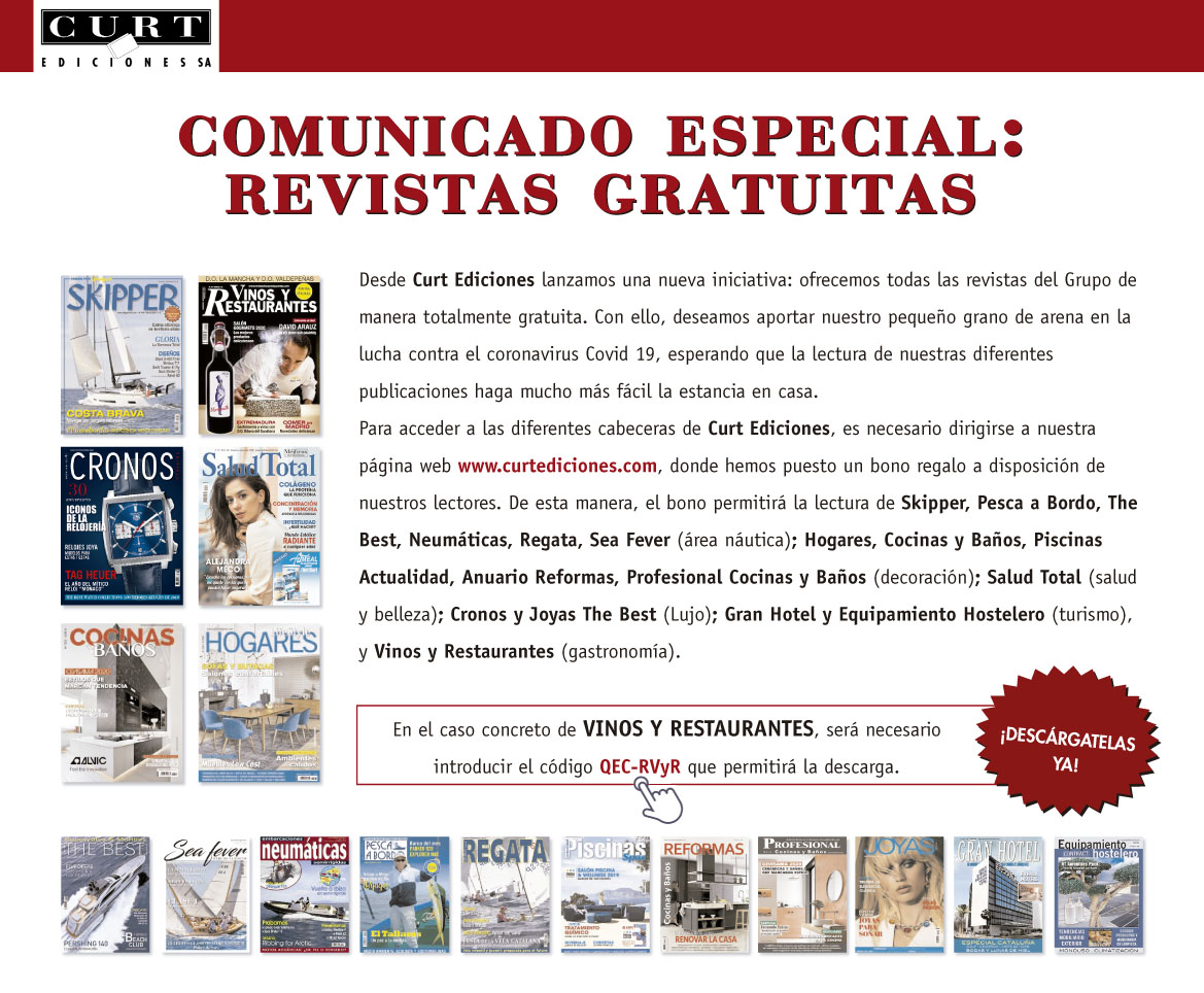 COMUNICADO ESPECIAL: REVISTAS GRATUITAS