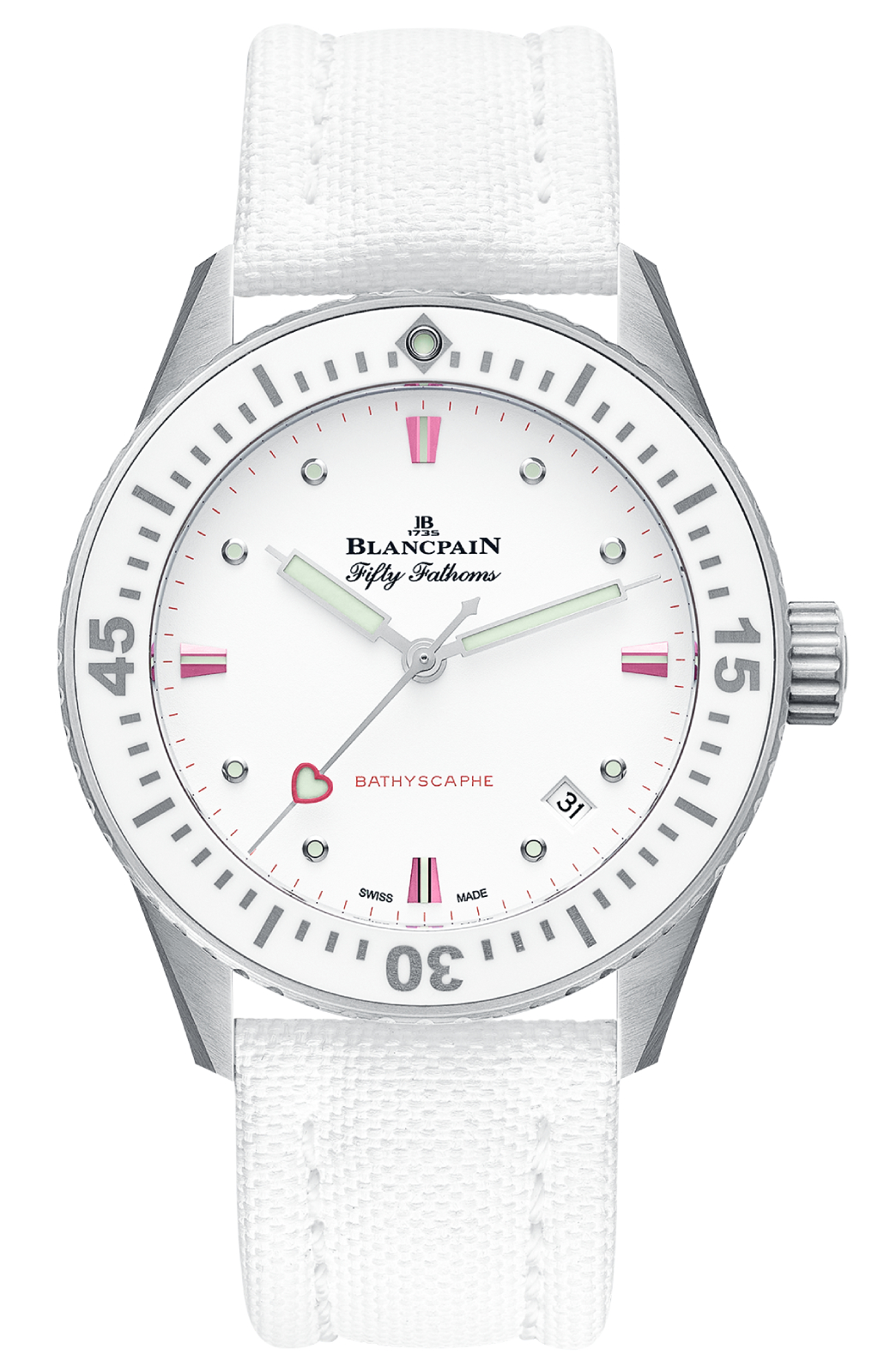 un "Fifty Fathoms Bathyscapphe" para San Valentín