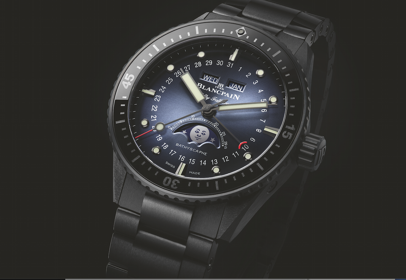 Nuevo Bathyscaphe Quantième Complet Phases de Lune 