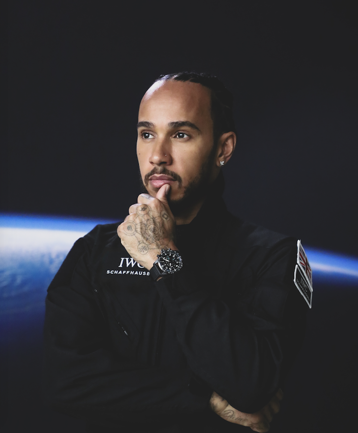 IWC SCHAFFHAUSEN Y EL PROGRAMA POLARIS OFRECEN A LEWIS HAMILTON UN VIAJE ESPACIAL PARA ENTRENAR