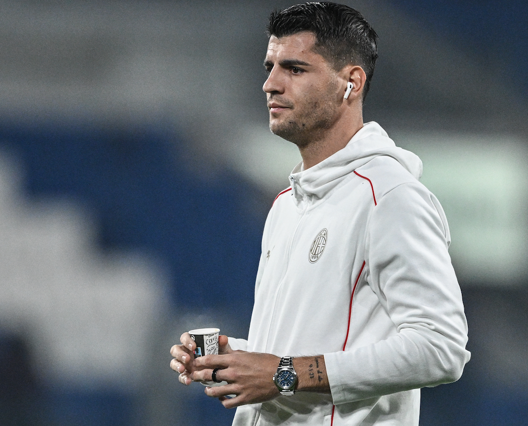 El futbolista Álvaro Morata lució el nuevo IWC "Ingenieur Automatic 40" con esfera azul