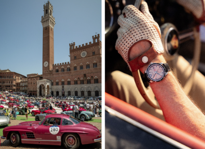 Chopard en la meta de la Mille Miglia 2025