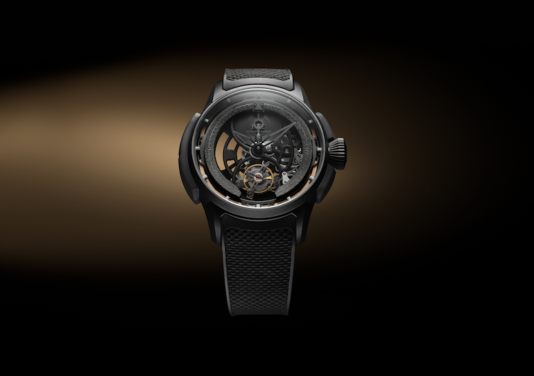 IWC combina su sistema antigolpes con un tourbillon