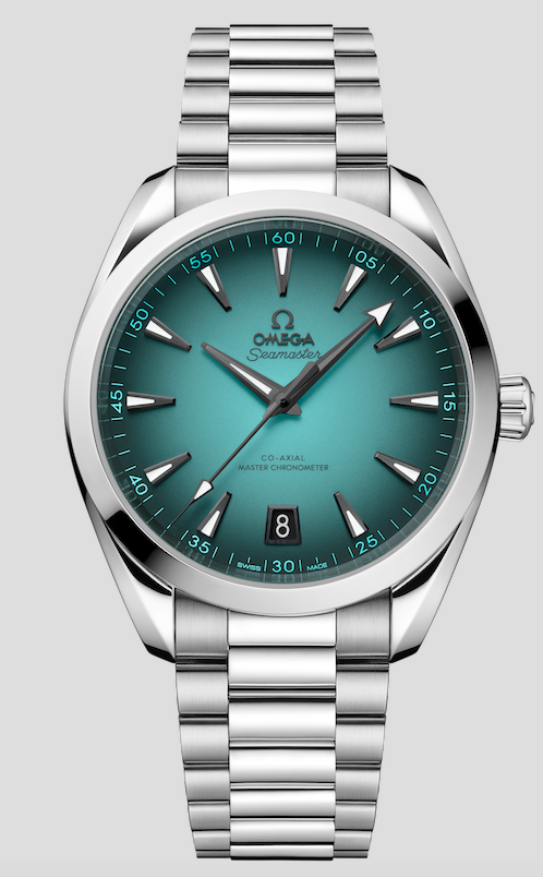 Omega presenta su nuevo "Aqua Terra" con esfera tuquesa